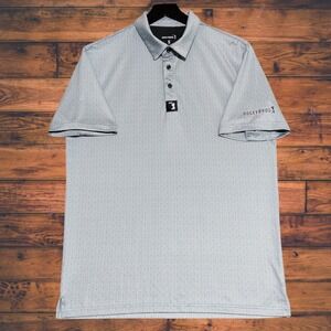 Bogey Bros Polo Shirt Mens SMALL Golf Performance Stretch Swimmers Funny Novelty